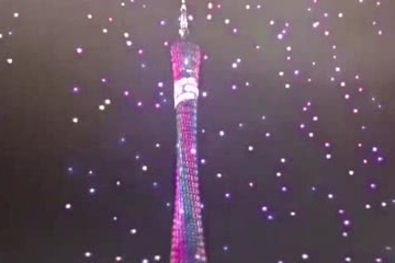 極度震撼，美哭了！1180架無人機(jī)齊升空為廣州下了一場(chǎng)“雪”